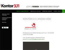Tablet Screenshot of kontor311.com